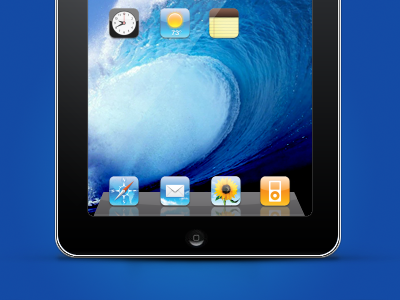 Ipad icon apple blue icon ipad