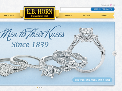 A "Final" Piece avenir blue buffet finished ribbon rings script yellow