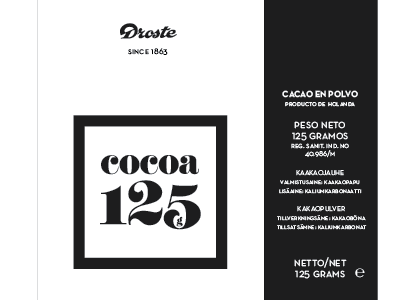 Droste Cocoa Redesign cocoa design droste packaging typography