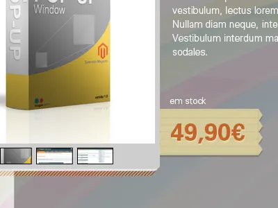 Product Page grey price product stock thumbnail yellow