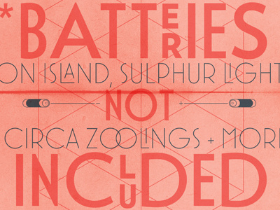 Batteries Not Included 2highfestival batteries flesh marlowe typography