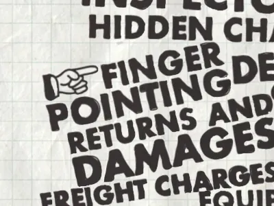 Finger Pointing graph hand drawn video