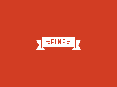 Fine fine retro ribbon