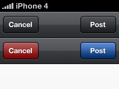 UI Buttons buttons iphone 4 ui