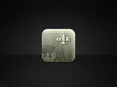 Stocks 2 black dollar george washington green grey icon ios ipad iphone money stocks tetra theme usd