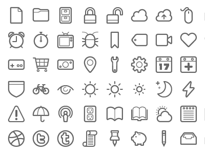 159 and counting icons pictograms