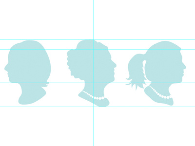 headshots! business cards illustration pearls events