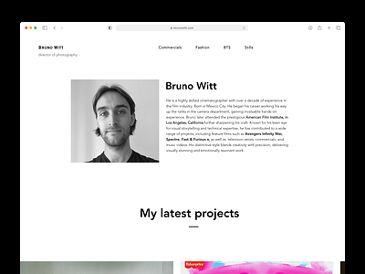 Photographer Portfolio Website ui ux website wix