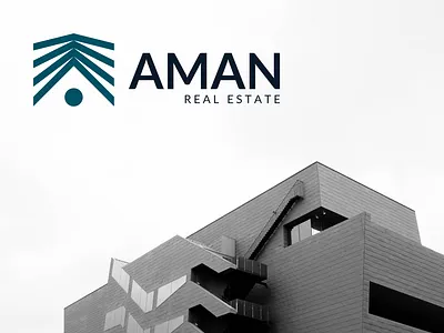 LOGO - AMAN 2 aman brand building business company construction home house real state safe