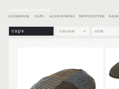 "Samuel Andrews Shop" design textural typography web