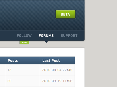 Beta beta button bvckup header menu texture