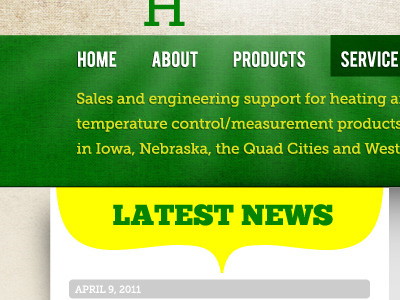 Latest News green hvac intro navigation news yellow
