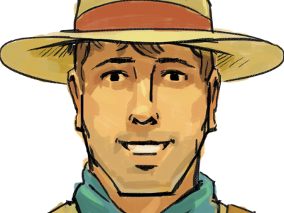 Final Character, Portrait archaeologist character design illustration photoshop