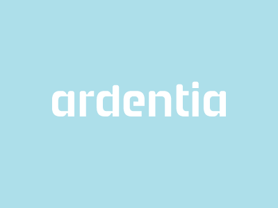 Ardentia 1 blue custom type dentistry logo stephen baldwin