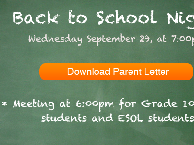 Back To School Night rush job school