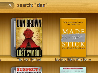 ShelfLuv Book Effects app books dark pek shelf ui wood