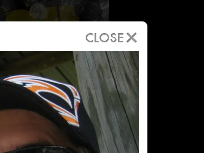 Lightbox 'Close' design lightbox