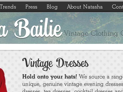 Vintage Clothing blue vintage