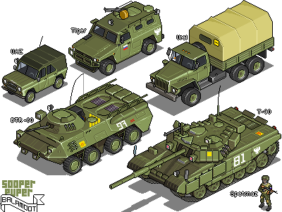 Russian warfare iso isometric pixel pixelart