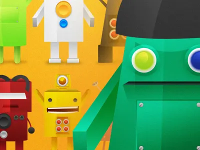 Robotic creation graphicriver illustration photoshop psd robot robotic