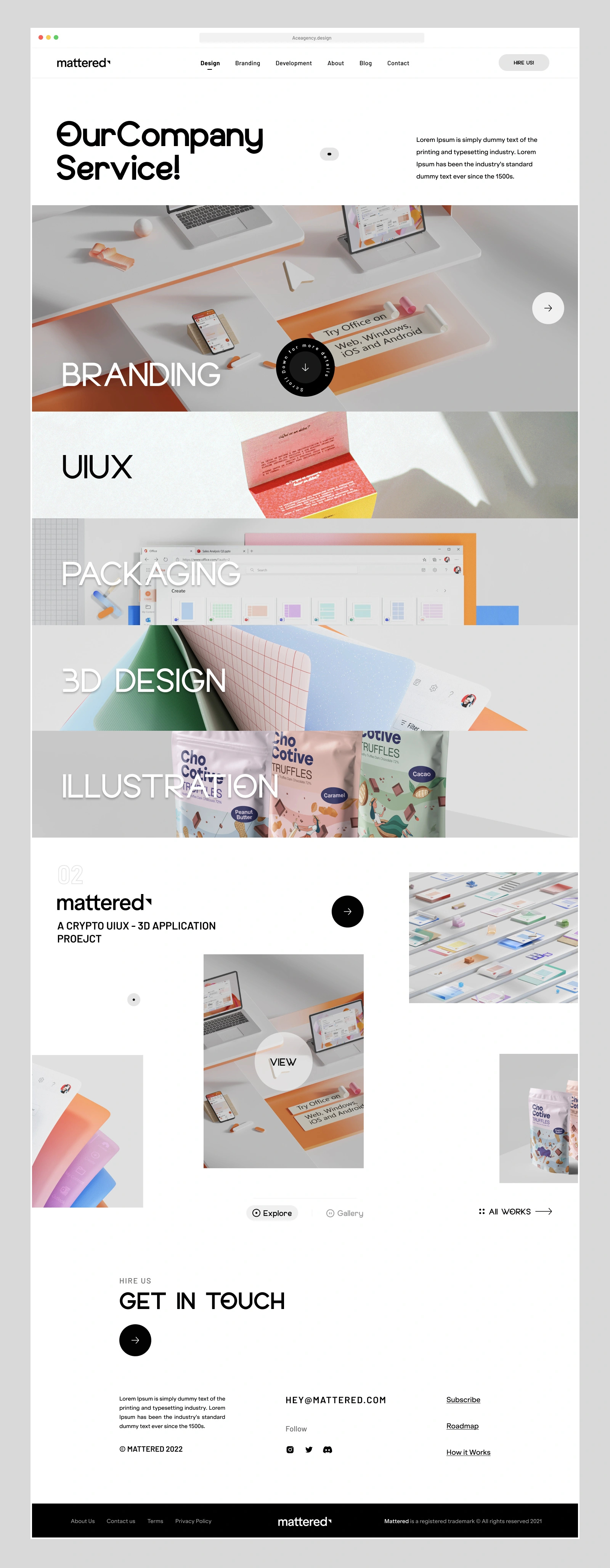 Service page - Design Agency animate contact us design our services portfolio service services showcase ui ui animate ui design website works