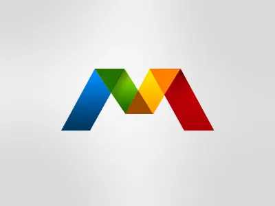 Logotype Mebelin color gradient h a n d s logotype