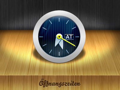 What Time Is It? icon web wood