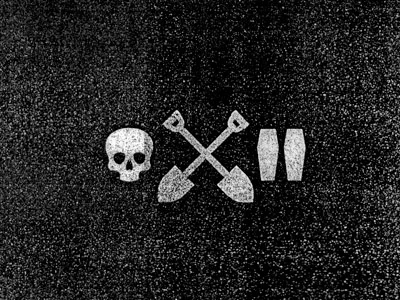 Let The Dead Bury The Dead skulls slam friggin dunk xerox