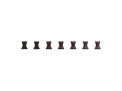 Black Rook chess facebook icons rook