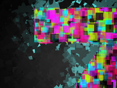 Seven actionscript art from code flash generative neon squares