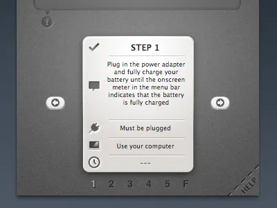 Watts Calibration black grey mac ui