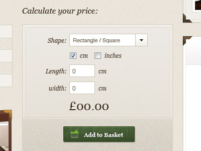 Calculator brown green texture