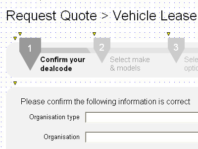 Form: step by step Indicator forms information architecture user experience wireframes