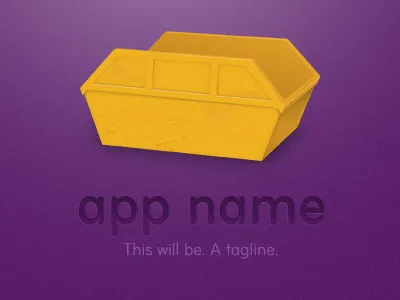 Web app icon branding holding page concept icon illustration its a secret logo vector web app website