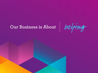 State Lines II bright gradient type vector