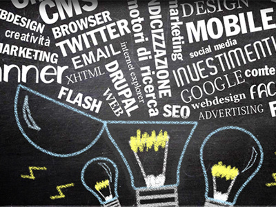 Newsletter Header blackboard typography