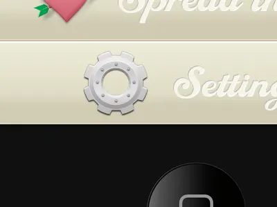 Settings icon iphone photoshop