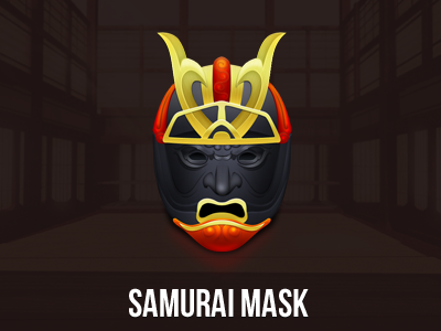 Samurai Mask 1day icon mask samurai