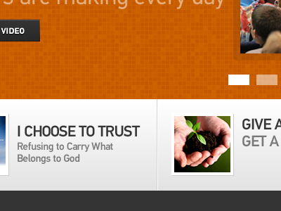 I Choose to Trust buttons grid orange pixels