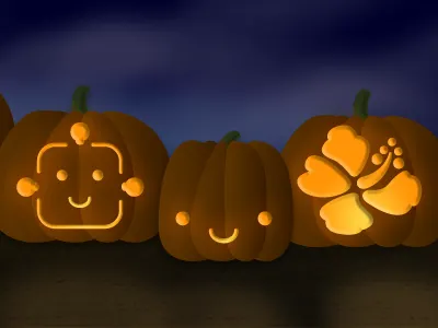 Jack-O-Lanterns halloween illustrator jackolantern pumpkin