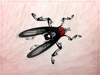 "Excuse me, there's a script in my soup." fly rebound veer