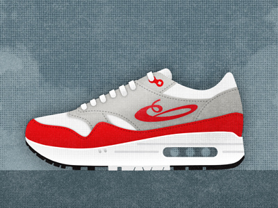 Nailed airmax1 illustration nike shoe veer