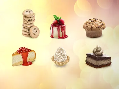 Cakes cake icons