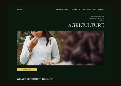 Crop production website about agriculture crop farming organic website