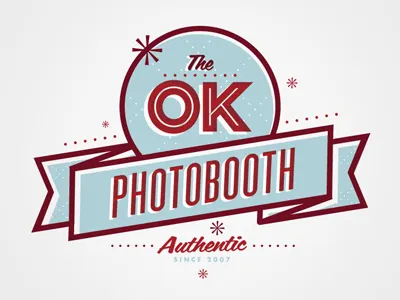 Photobooth Again blue logo red