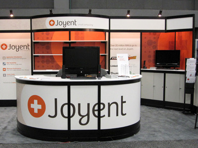 Booth Final booth grey joyent orange tradeshow tradeshowbooth