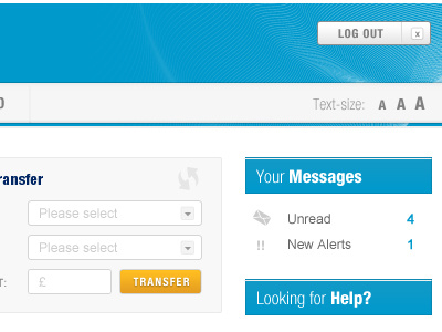 Banking UI Design design ui
