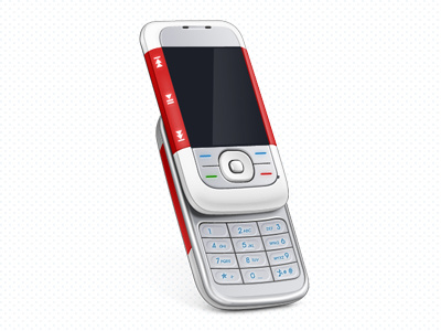 My Favourite Phone icon illustration phone silver