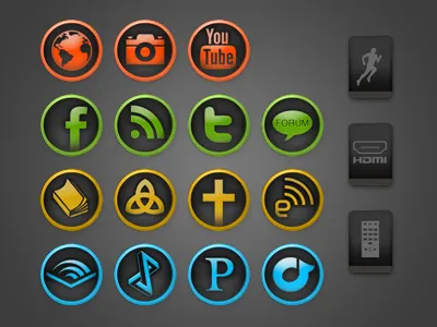 Android Icons android buttons custom ui