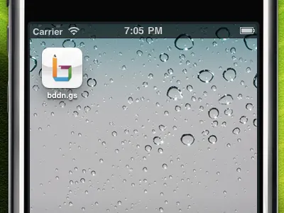 bddn.gs bddngs blue green grey icon iphone orange pattern purple texture white